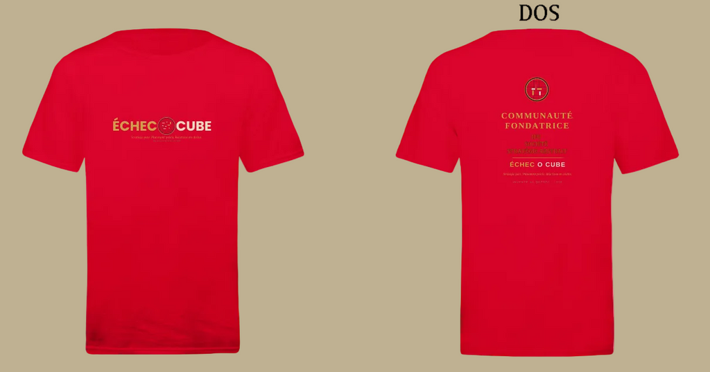 T-SHIRT-ROUGE