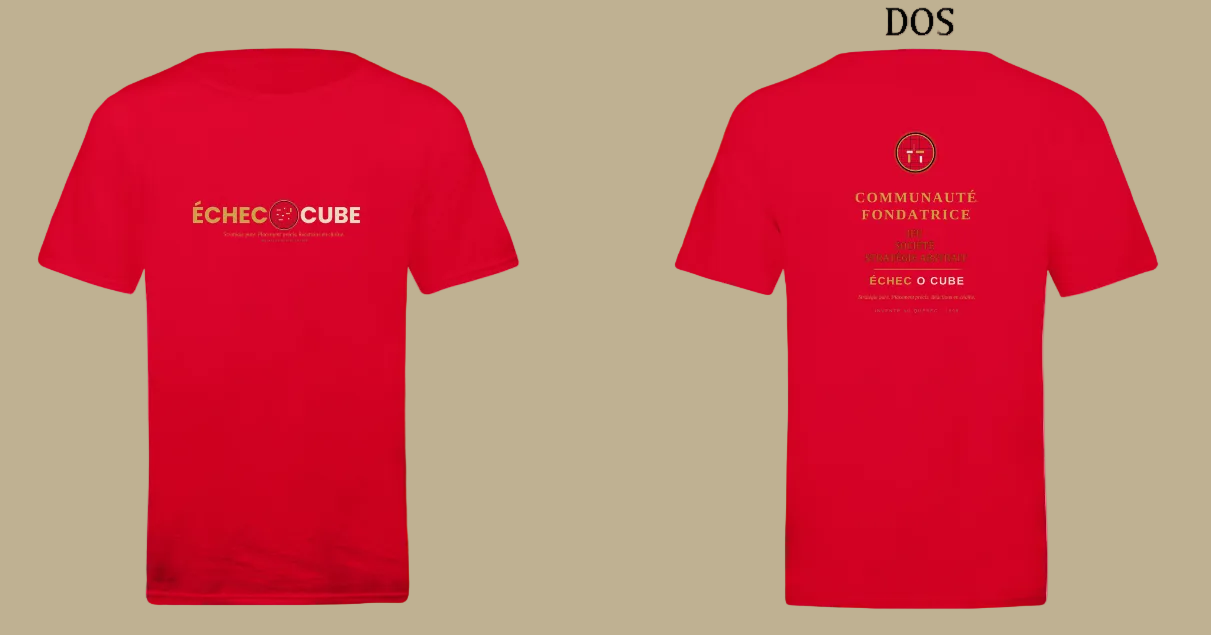 T-SHIRT-ROUGE